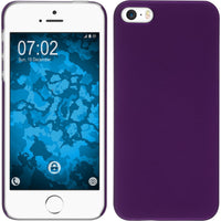 Hardcase für Apple iPhone 5 / 5s / SE gummiert lila