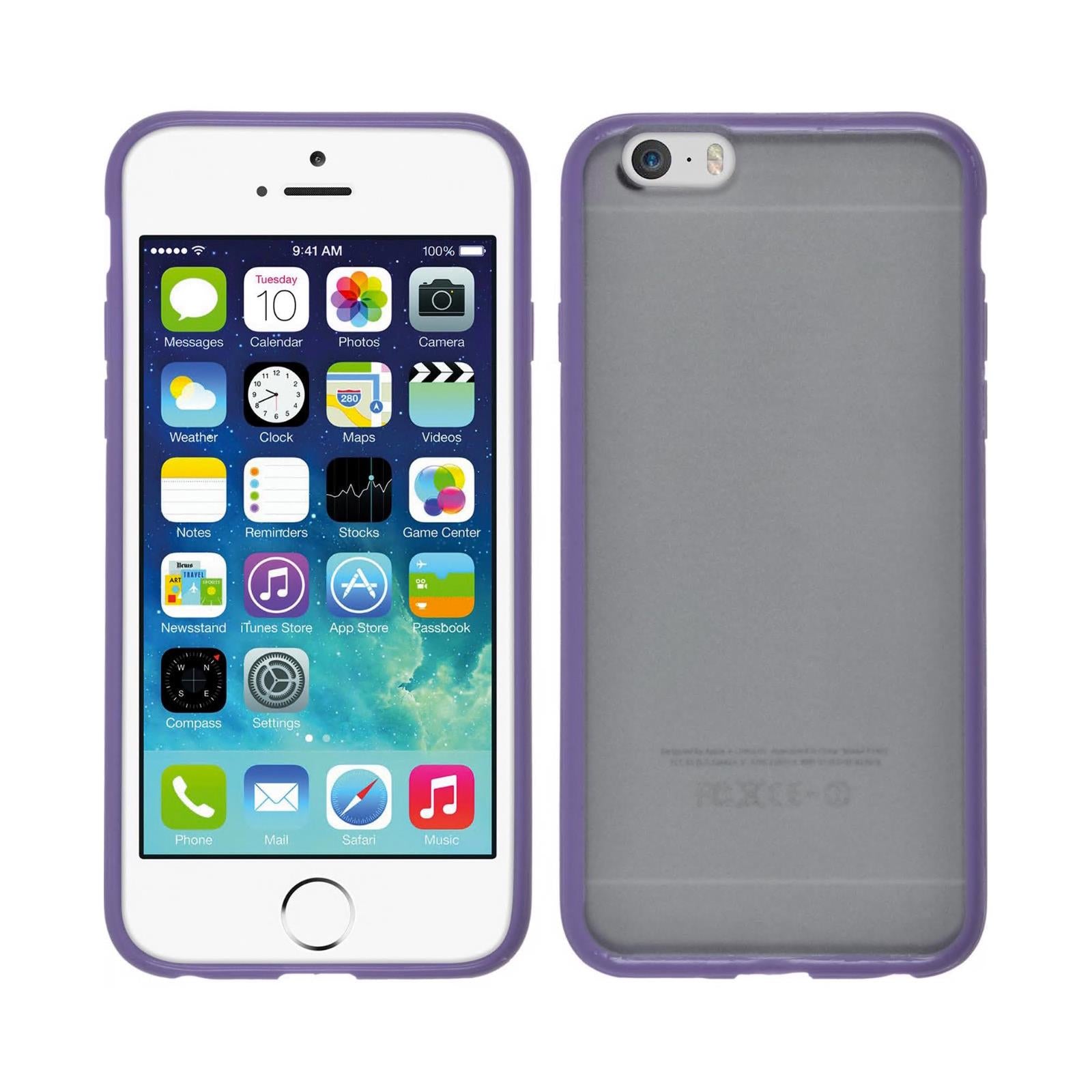 Hardcase für Apple iPhone 6s / 6 Frame lila