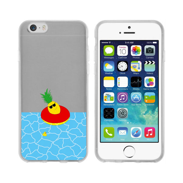 iPhone 6s / 6 Silikon-Hülle Sommer Ananas M2 Case