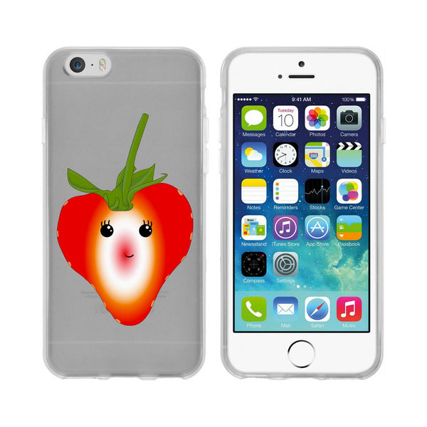 iPhone 6s / 6 Silikon-Hülle Sommer Erdbeere M4 Case