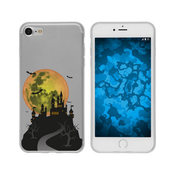iPhone 6s / 6 Silikon-Hülle Herbst Spukschloss M4 Case