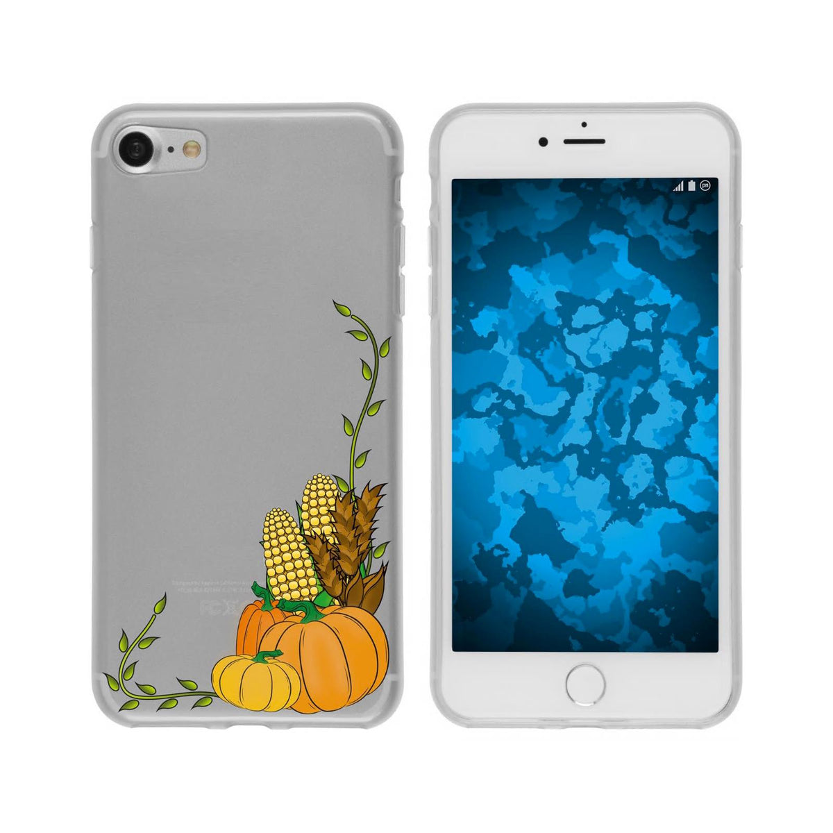 iPhone 6 Plus / 6s Plus Silikon-Hülle Herbst Erntedankfest/T