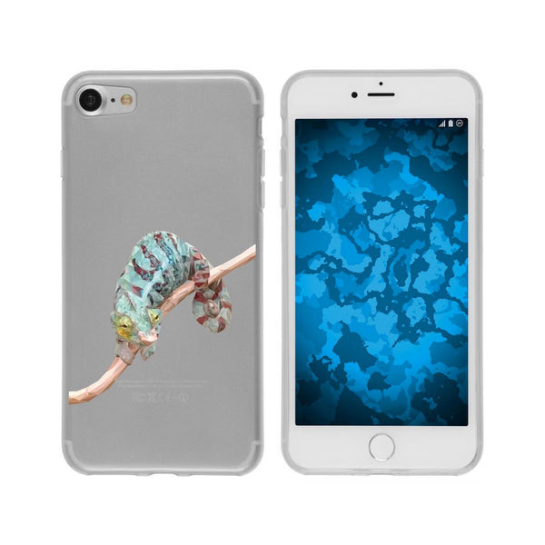 iPhone 6s / 6 Silikon-Hülle Vektor Tiere Camelion M7 Case