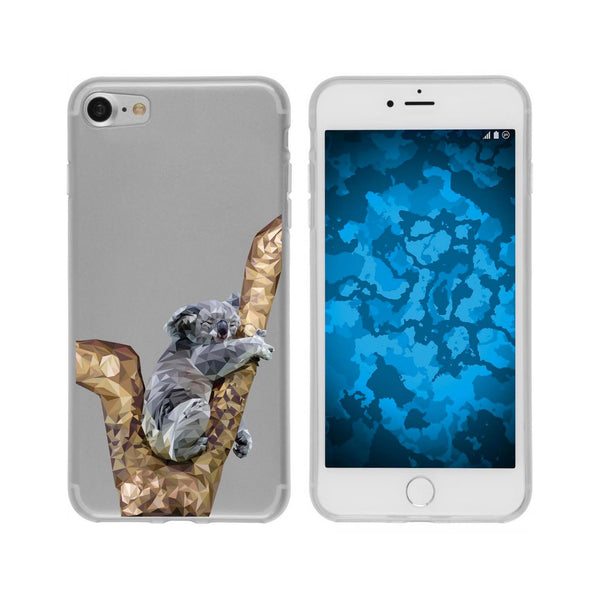 iPhone 6s / 6 Silikon-Hülle Vektor Tiere Koala M9 Case