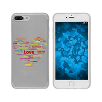 iPhone 7 Plus / 8 Plus Silikon-Hülle pride Herz M5 Case