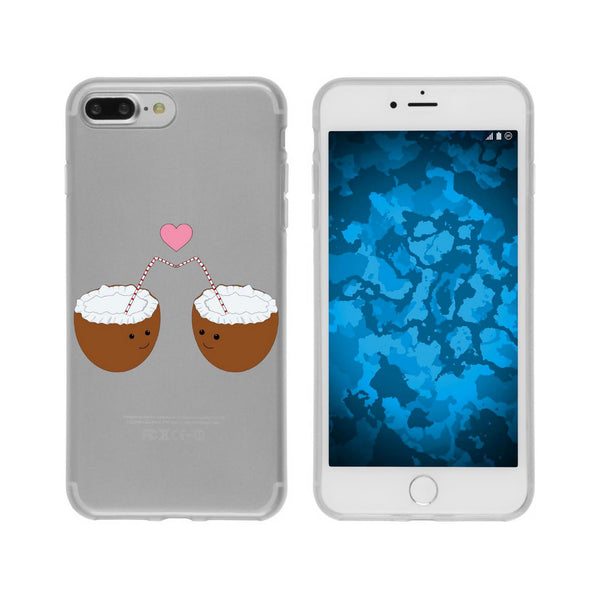 iPhone 7 Plus / 8 Plus Silikon-Hülle Sommer Coconuts M3 Case