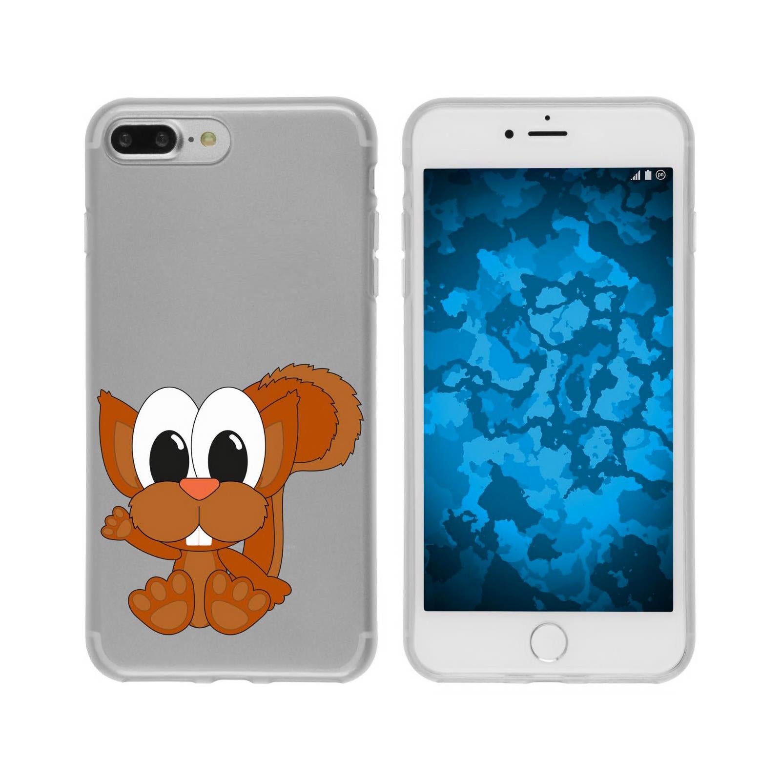 iPhone 7 Plus / 8 Plus Silikon-Hülle Cutiemals M8 Case