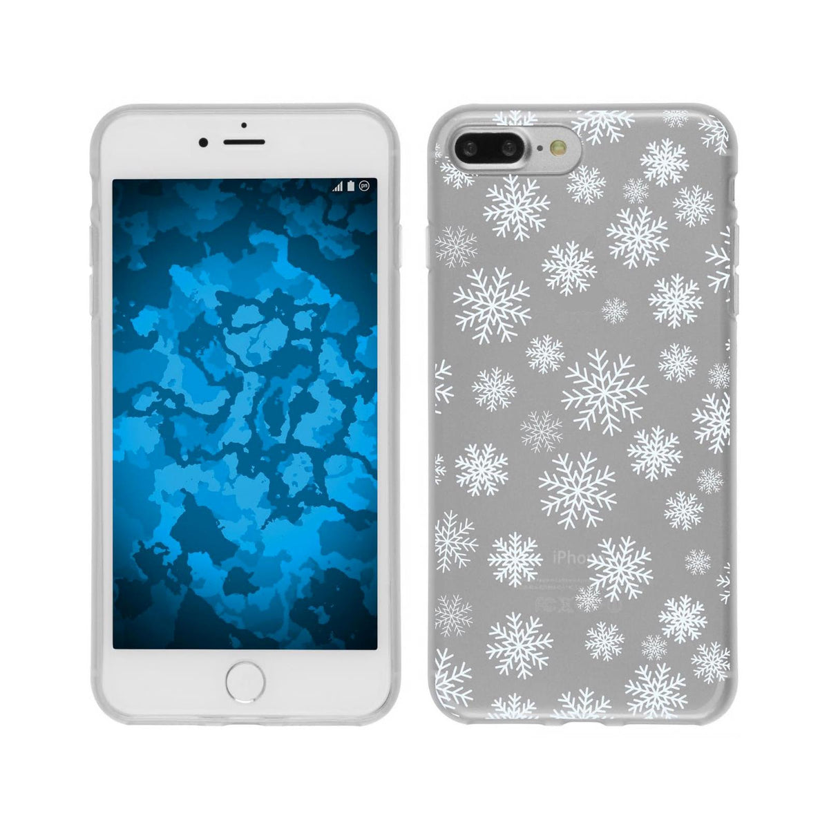 iPhone 8 Plus Silikon-Hülle X Mas Weihnachten M2 Case