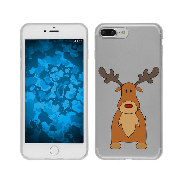 iPhone 8 Plus Silikon-Hülle X Mas Weihnachten M3 Case