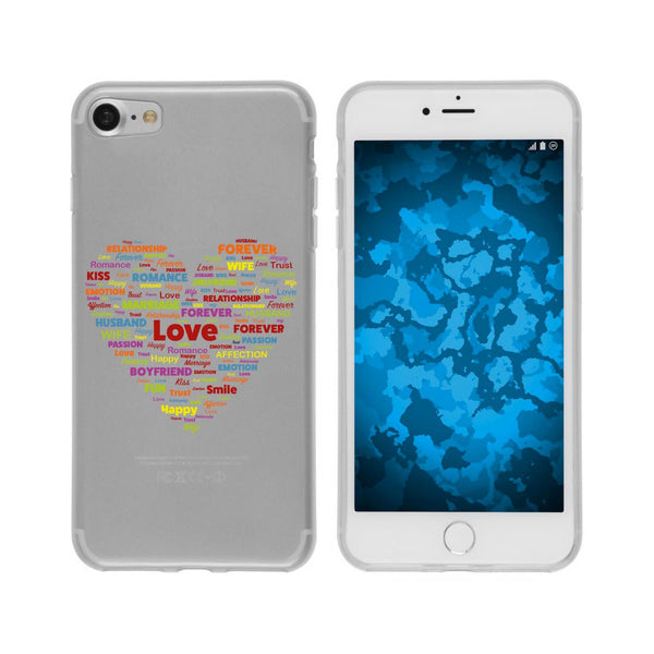iPhone 6s / 6 Silikon-Hülle pride Herz M5 Case