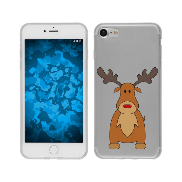 iPhone 6s / 6 Silikon-Hülle X Mas Weihnachten Rentier M3 Cas