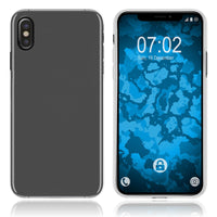 PhoneNatic Case kompatibel mit Apple iPhone Xs Max - clear Silikon Hülle transparent Cover