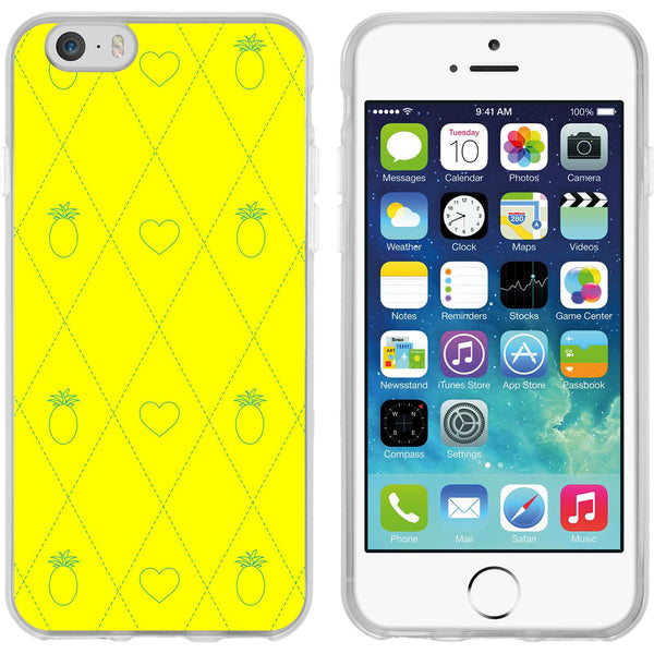 iPhone 6s / 6 Silikon-Hülle Sommer Ananas M1 Case