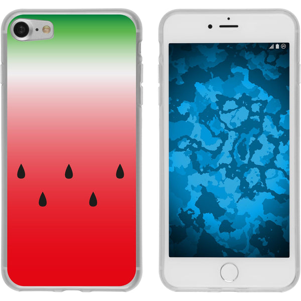 iPhone 7 / 8 / SE 2020 Silikon-Hülle Sommer Melone M5 Case
