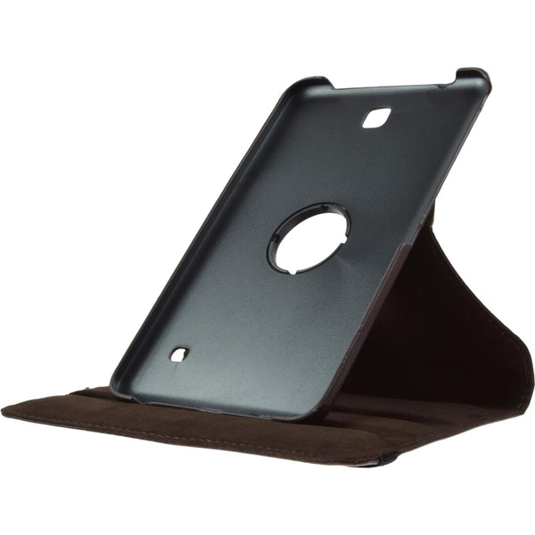 Kunst-Lederhülle für Samsung Galaxy Tab 4 8.0 360∞ braun + 2