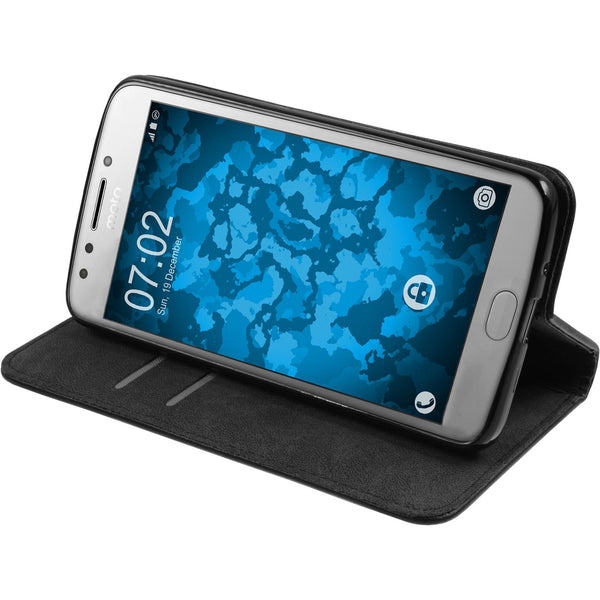 Kunst-Lederhülle für Lenovo Moto E4 (EU Version) Book-Case s