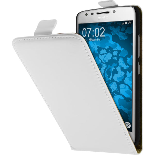 Kunst-Lederhülle für Lenovo Moto E4 (EU Version) Flip-Case w