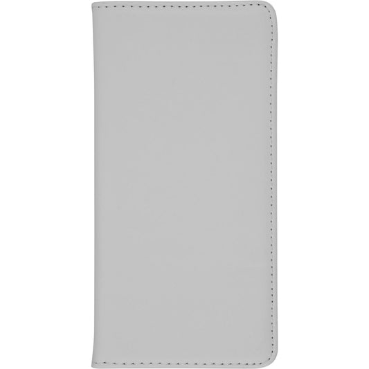 Kunst-Lederhülle für Samsung Galaxy C5 Book-Case weiﬂ + 2 Sc