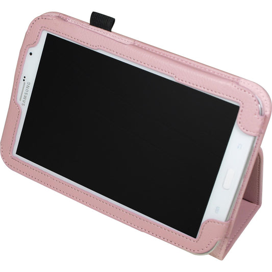 Kunst-Lederhülle für Samsung Galaxy Note 8.0 Wallet rosa + 2