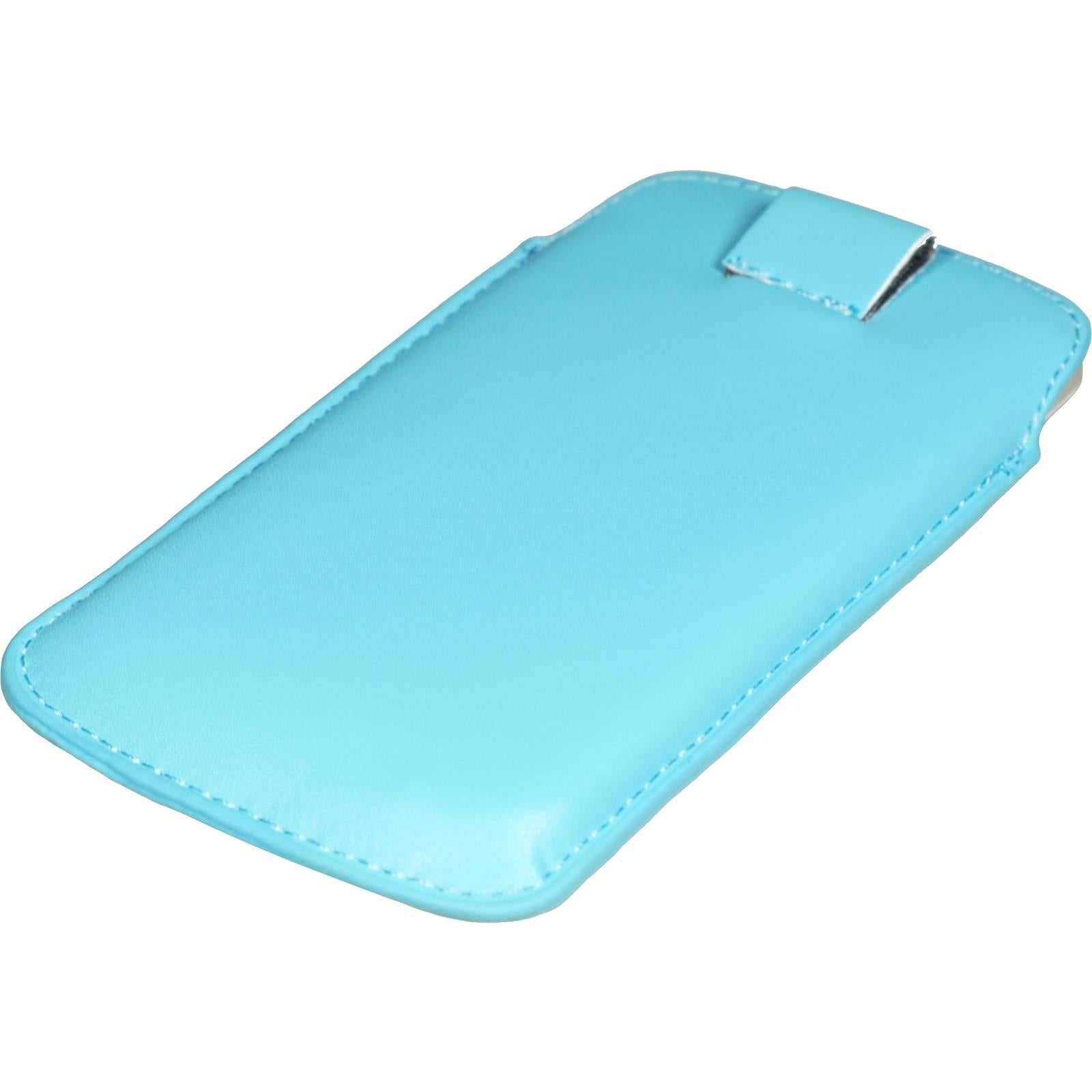 Kunst-Lederhülle für LG Optimus 4X HD P880 Tasche hellblau +