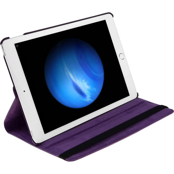 Kunst-Lederhülle für Apple iPad Pro 12.9 (2017) 360∞ lila +