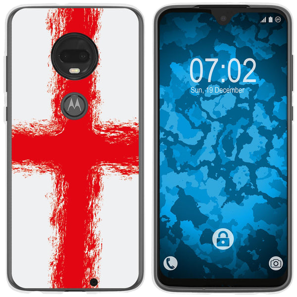 Moto G7 Plus Silikon-Hülle WM England M4 Case