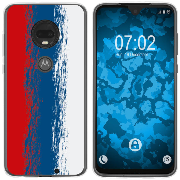 Moto G7 Plus Silikon-Hülle WM Russland M9 Case