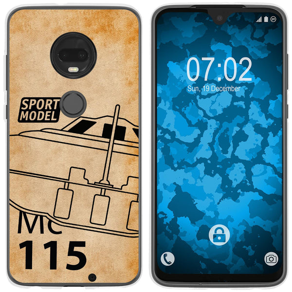 Moto G7 Silikon-Hülle Space U.F.O. M1 Case