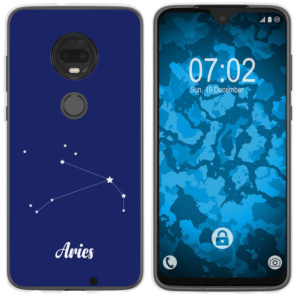 Moto G7 Silikon-Hülle SternzeichenAries M11 Case