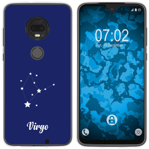 Moto G7 Plus Silikon-Hülle SternzeichenVirgo M2 Case