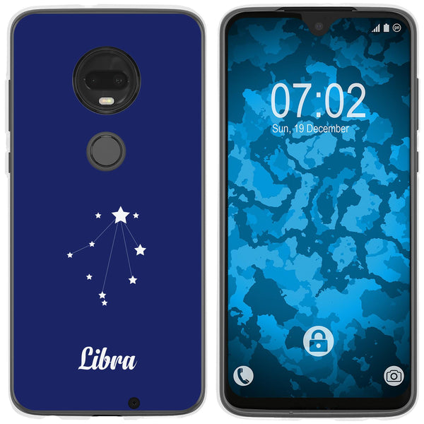 Moto G7 Silikon-Hülle SternzeichenLibra M9 Case