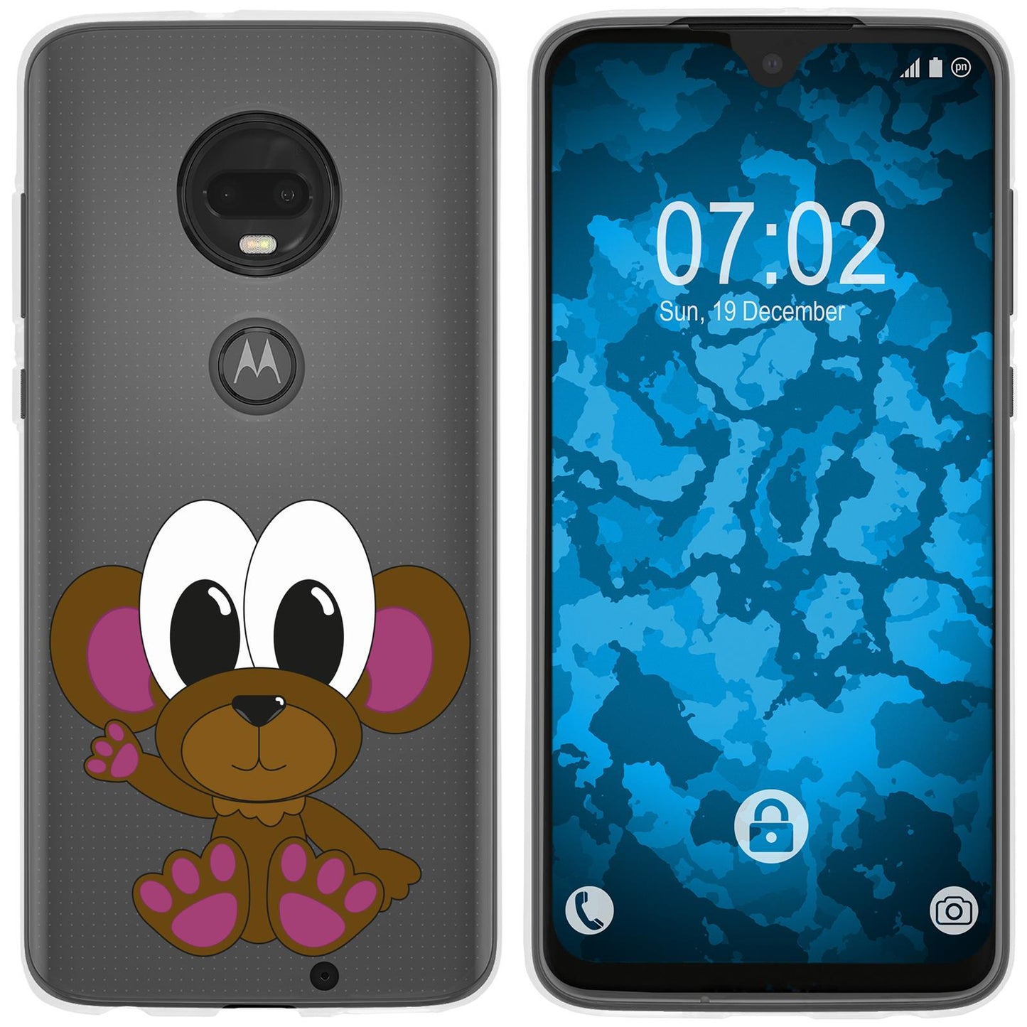 Moto G7 Plus Silikon-Hülle Cutiemals M3 Case