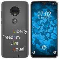 Moto G7 Plus Silikon-Hülle pride Wörter M2 Case