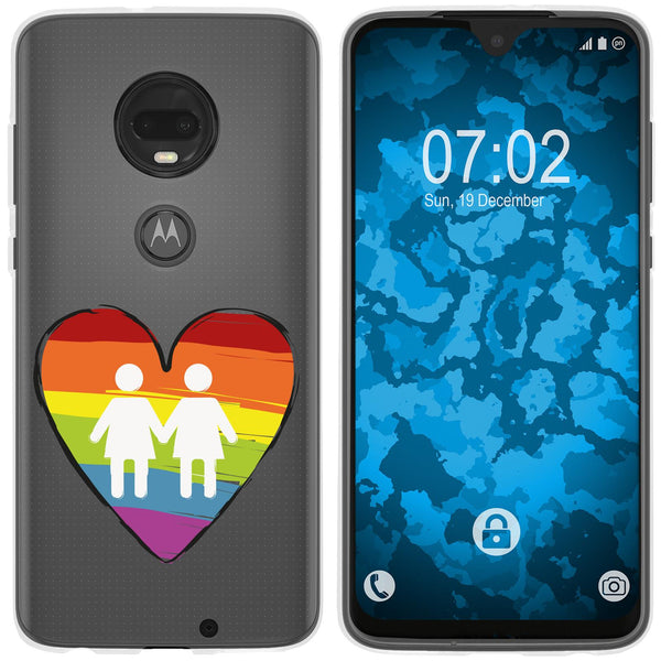 Moto G7 Plus Silikon-Hülle pride Frauen M4 Case