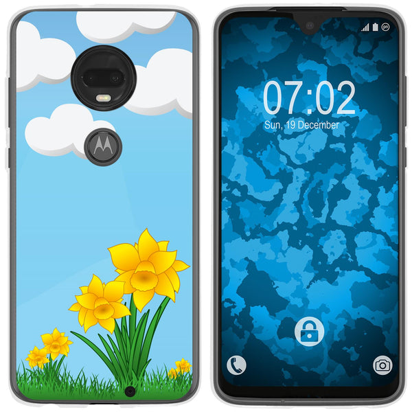 Moto G7 Plus Silikon-Hülle Ostern M4 Case