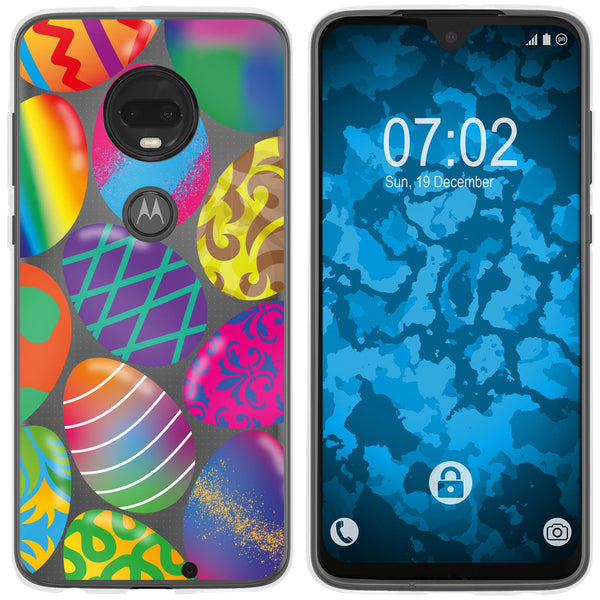 Moto G7 Silikon-Hülle Ostern M3 Case