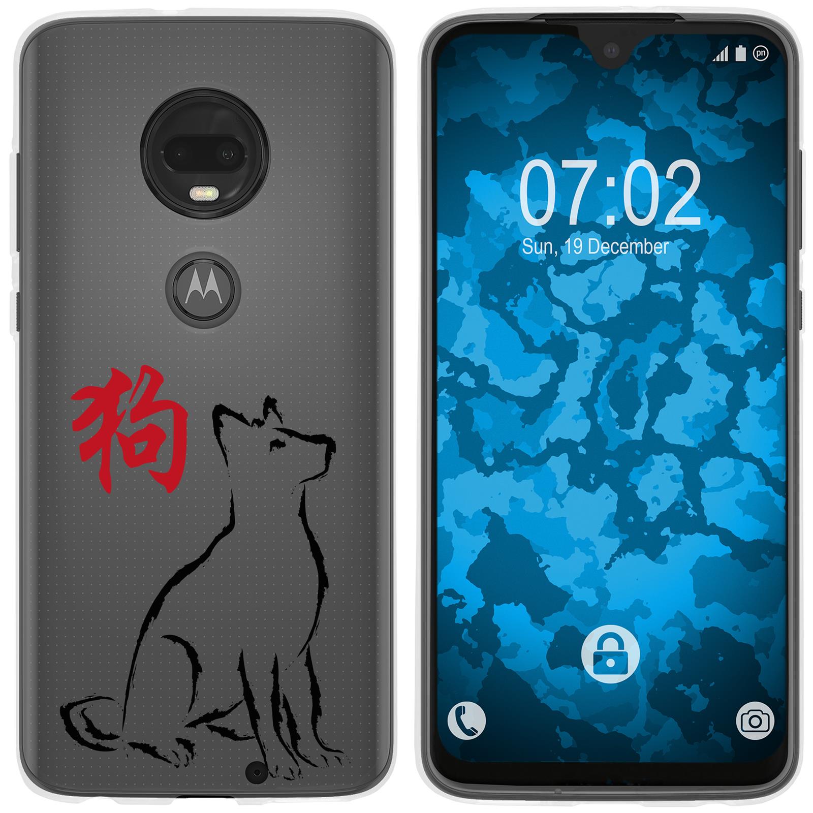 Moto G7 Plus Silikon-Hülle Tierkreis Chinesisch M11 Case