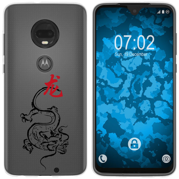 Moto G7 Plus Silikon-Hülle Tierkreis Chinesisch M5 Case
