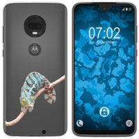 Moto G7 Silikon-Hülle Vektor Tiere Camelion M7 Case