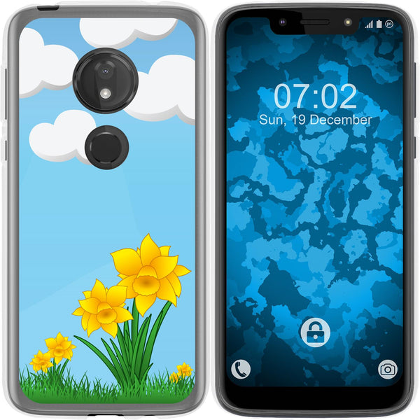 Moto G7 Play Silikon-Hülle Ostern M4 Case