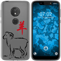 Moto G7 Play Silikon-Hülle Tierkreis Chinesisch M8 Case