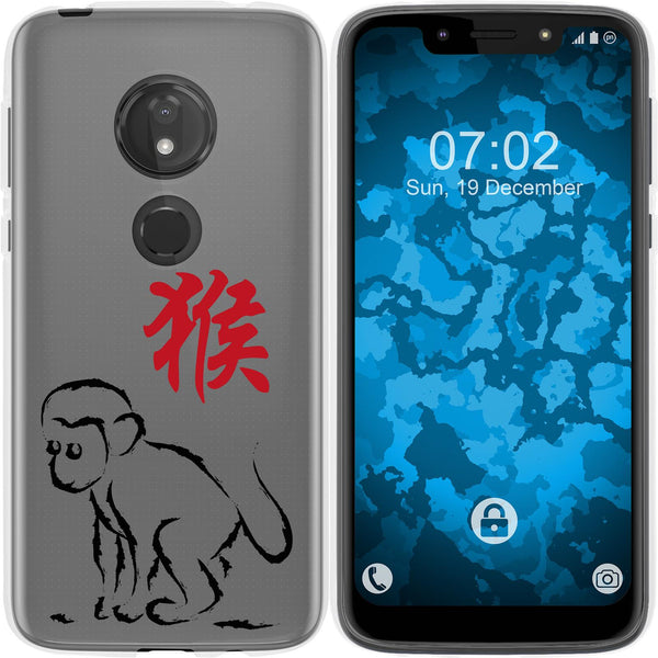 Moto G7 Play Silikon-Hülle Tierkreis Chinesisch M9 Case