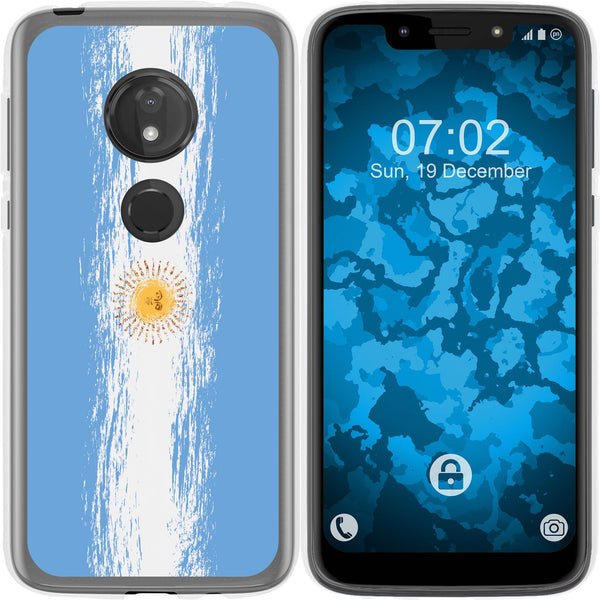 Moto G7 Play Silikon-Hülle WM Argentinien M1 Case