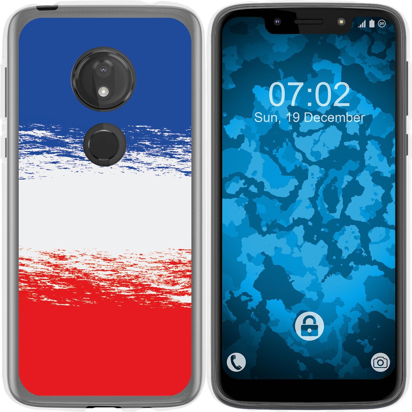 Moto G7 Play Silikon-Hülle WM France M5 Case