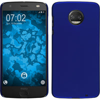 Hardcase für Lenovo Moto Z2 Force gummiert blau