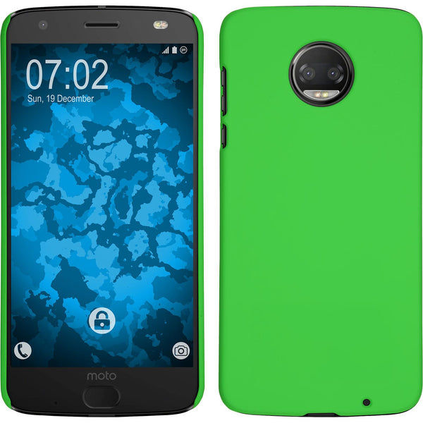 Hardcase für Lenovo Moto Z2 Force gummiert grün