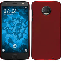 Hardcase für Lenovo Moto Z2 Force gummiert rot