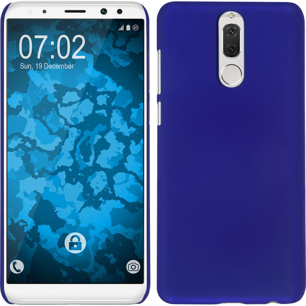 Hardcase für Huawei Mate 10 Lite gummiert blau