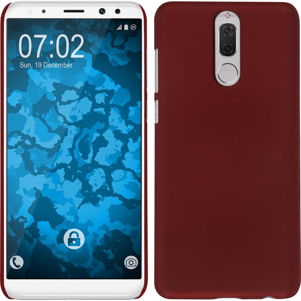 Hardcase für Huawei Mate 10 Lite gummiert rot