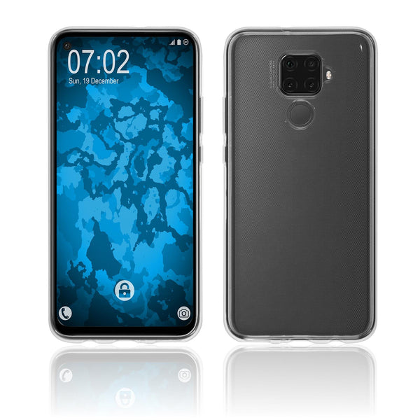 PhoneNatic Case kompatibel mit Huawei Mate 30 Lite - Crystal Clear Silikon Hülle transparent Cover